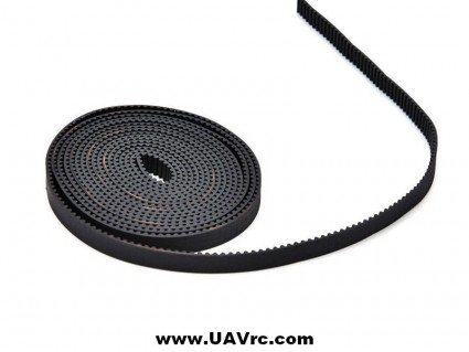 Timing Belt GT2, 2mm Pitch 6mm Wide -1mtr