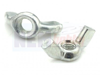 Wing Nut M3 Stainless Steel -Silver