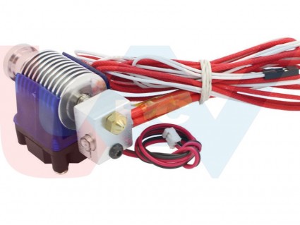 Extruder E3D V6 J-Head Hotend Nozzle 0.4mm w/Fan+ PTFE Tube -1.75mm Filamet