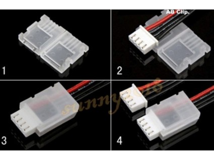 Protective AB Clip 2s~6s Lipo with JST-XH Connector