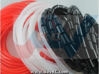 Servo Spiral Wrap 8mm Black color -1mtr.