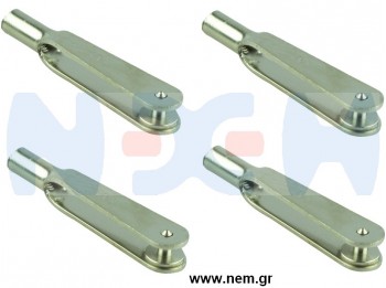 Metal Clevis spring steel M2mm x4pcs