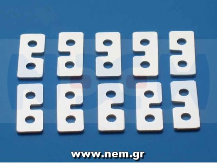 Servo Plate Silver color, Aluminium x10pcs