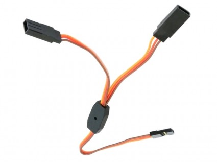 Servo Extension Y-Harness Cable 60cm, Futaba/JR type -22AWG wire