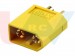 Connector XT60 Gold Plated, Male -Yellow/Black Connector XT60 Gold Plated, Male -Yellow/Black