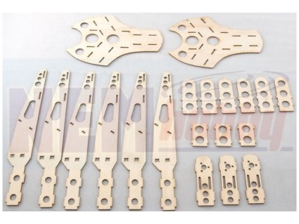 Quadcopter Y4 550mm Frame Kit -Wooden Quadcopter Y4 550mm Frame Kit -Wooden