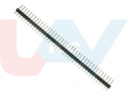 40Pin Header Strip Male 2.54mm Single Row Straight