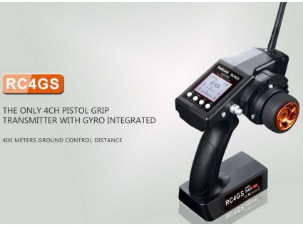 Radiolink RC4GS, 4CH, 2.4G Transmitter w/ R4FG Reciever with Gyro Radiolink RC4GS, 4CH, 2.4G Transmitter w/ R4FG Reciever with Gyro