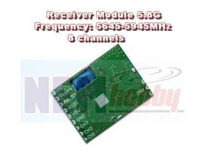 Receiver (Rx) 5.8GHz AV Wireless Module -PCB