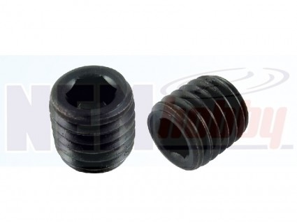 Grub Screw M3x3mm Hex Socket Carbon Steel -Black x10pcs