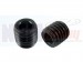 Grub Screw M3x3mm Hex Socket Carbon Steel -Black x10pcs