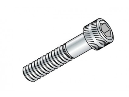 Cap Head M3x50mm -Silver
