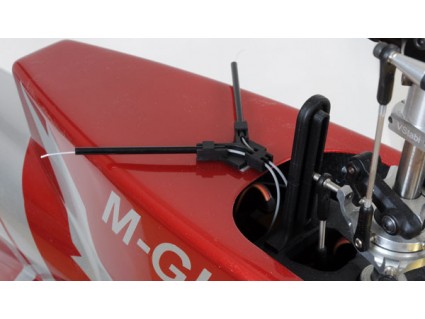 Antenna support flat mounting, black -04953