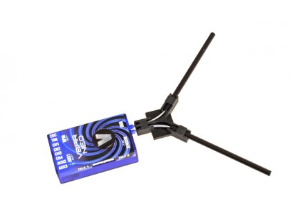 Antenna support flat mounting, black -04953