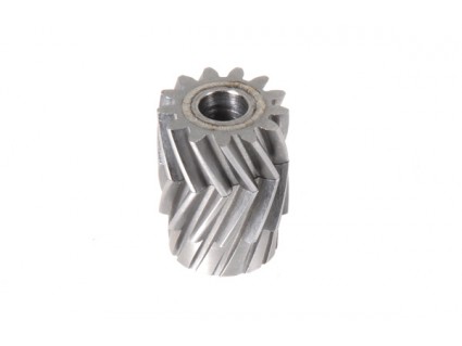 Pinion for herringbone gear 14 teeth 25°, M1, dia. 6mm -05011