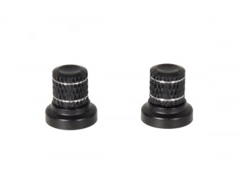 Metal rotating knobs, black (2 pc.), VBar Control -05065