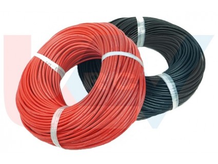 Silicone Wire 10 AWG x1mtr -Black and Red