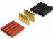 Connector 3.5mm Gold Plated with Shrink Tubes -5set -10pcs