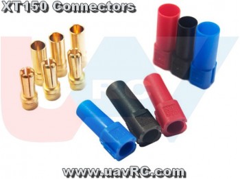XT150 Connectors 3x set -6pcs Black/Red/Blue