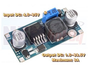Regulator 1.5-33V/3A Adjustable Step Down Voltage Regulator 1.5-33V/3A Adjustable Step Down Voltage