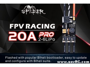 ZTW Spider ESC 20A HV Pro-Opto 2-6s Lipo