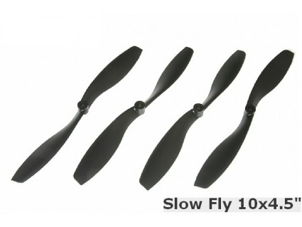 Gaui Slow-Fly 10x4.5 Gaui Propellers set CW+CCW (4pcs) -Black Gaui Slow-Fly 10x4.5 Gaui Propellers set CW+CCW (4pcs) -Black