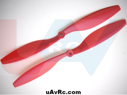 GemFan 10x4.5" ABS Propellers Set CW/CCW -Red/Black/Yellow