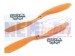 Gemfan Slow-Fly 11x4.7" Props set CW+CCW -Black/Orange/Green