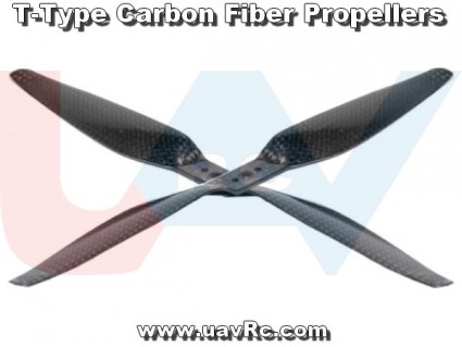 T-Type 15x5.5" Carbon Fiber Propeller Set -CW/CCW