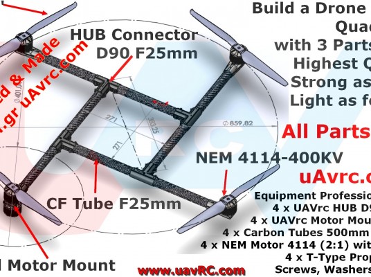 Frameless Drone Frame