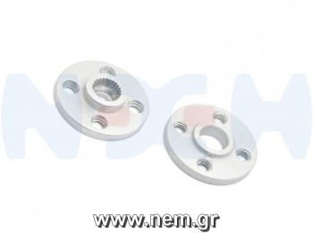 Metal Disk 25T Standard Servos as MG995/996 -Silver color