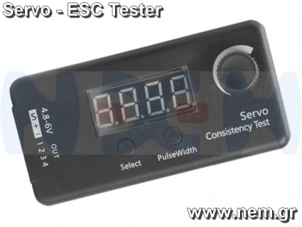 Servo Tester Digital with LCD Screen, 3-Modes, for RC Airplanes, Helicopters, Car, Boats, Robots -4.8-6Volts