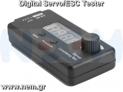 Servo Tester Digital with LCD Screen, 3-Modes, for RC Airplanes, Helicopters, Car, Boats, Robots -4.8-6Volts