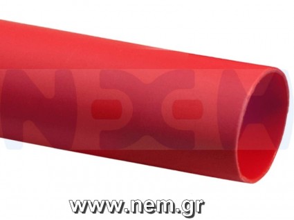 Shrink Heat Tube 100mm x1 meter -Black/Red Shrink Heat Tube 100mm x1 meter -Black/Red