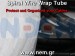Spiral Wire Wrap Tube 6mm x1meter -Black/White