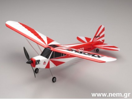 Kyosho Minium CLIPPEDWING CUB 2.4GHz, Readyset -Red -10752RS-CR