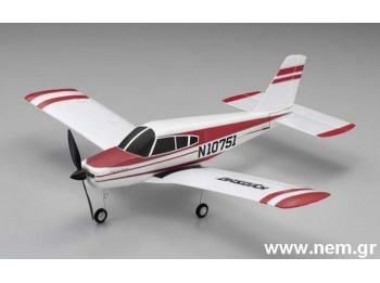 Kyosho Minium Piper Cherokee 2.4GHz, Readyset -Red -10751RS-R