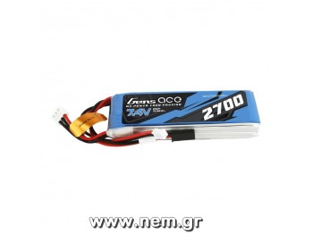 Gens ace 2700mAh 2S 7.4V Lipo Battery | Futaba+JST-EHR | TX&RX