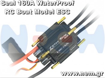 ZTW Seal 160A Brushless ESC Waterproof All Metal Case for RC Jet, Boat Models ZTW Seal 160A Brushless ESC Waterproof All Metal Case for RC Jet, Boat Models