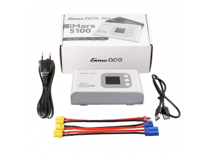 GensAce iMars S100 G-Tech AC Balance RC Battery Charger-White GensAce iMars S100 G-Tech AC Balance RC Battery Charger-White