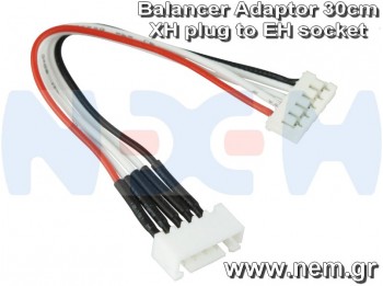 Balance Adaptor JST-XH Plug to EH Socket -30cm for 2/3/4/5/6S Lipo Balance Adaptor JST-XH Plug to EH Socket -30cm for 2/3/4/5/6S Lipo
