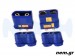 QS8-S Heavy Duty Battery Gold Connector, Anti Spark with cases -Blue