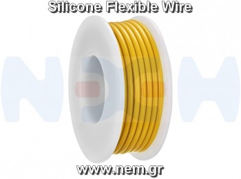 Silicone Wire 30/28/26AWG x5 Rolls /colors, Super Flexible -10M/Roll -50M