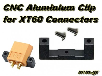 XT60 connectors CNC Clip kit -Black color
