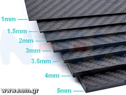 Carbon Plate 295x245mm 3K -Glossy surface