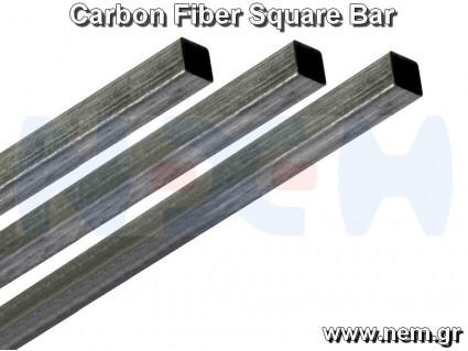 Carbon Fiber Square Bar 3/4/6/8/10 x 1000mm