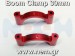 CNC Aluminum 30mm Boom Clamps -Red Color CNC Aluminum 30mm Boom Clamps -Red Color