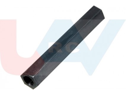 Nylon Hex Standoff M3x10-35mm (PA66), Lightweight Insulating Spacer -Black -x10pcs