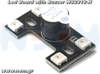 WS2812 H Type Led Board with Buzzer Alarm
