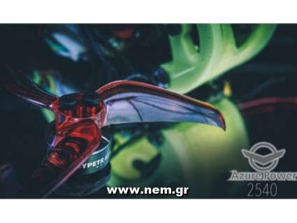 Azure Power 2540 Tiny Durable Props x8pcs -Red/Teal/Greenery/Clear